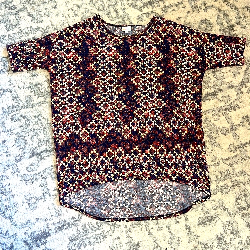 LulaRoe Irma Tunic Top Size Large